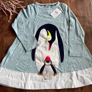 *NWT* MINI BODEN - Penguin Causal Dress/Sleeper size: 2-3 years